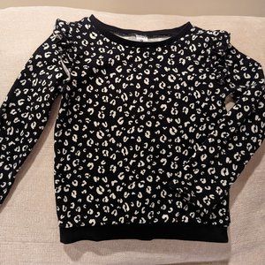 5t Carter's black and white sweatshirt
